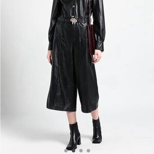 NWT Pinko leather jumpsuit size 40Eu